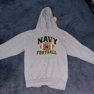 Navy football hoodie